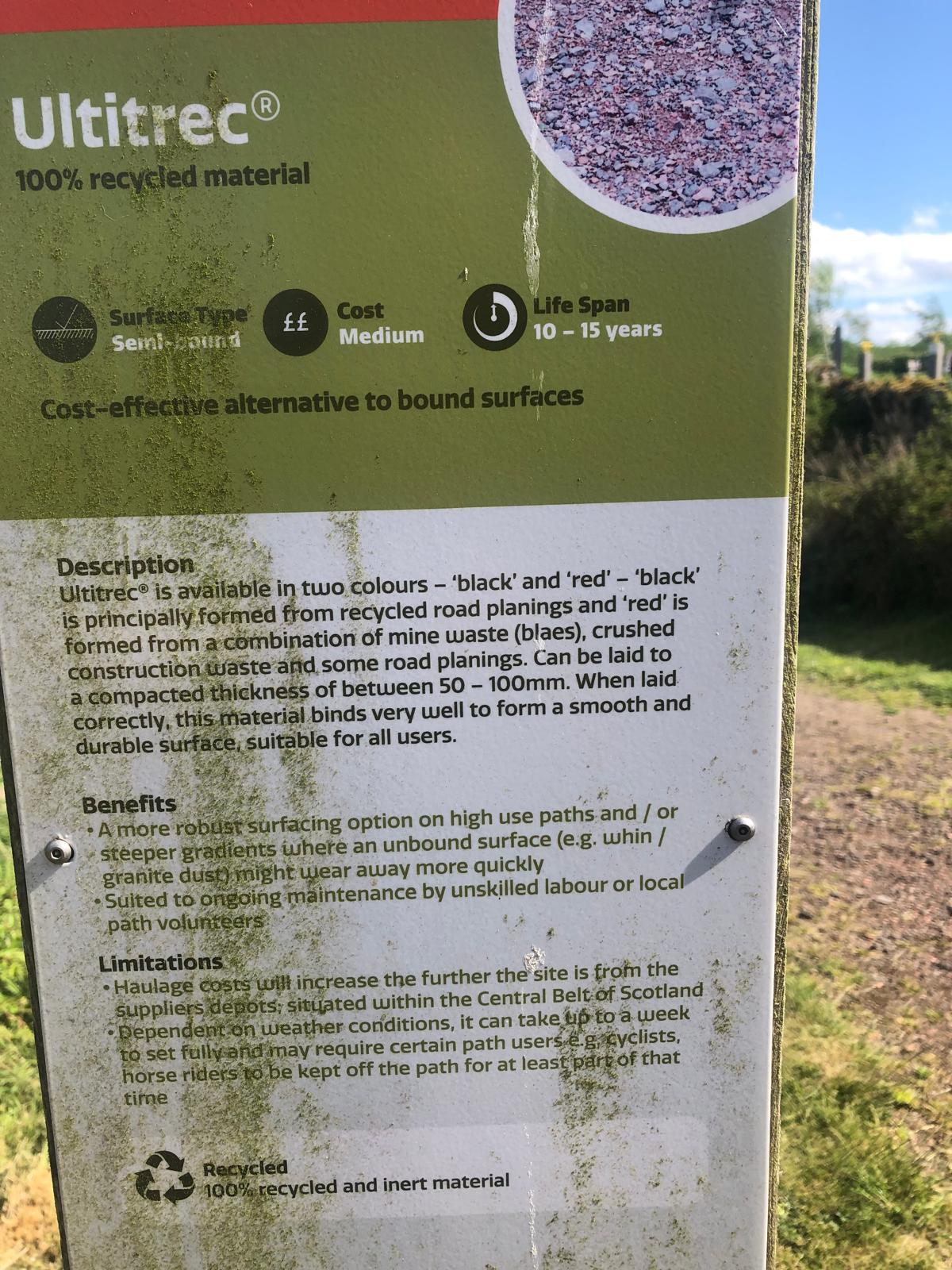 Ultitrec path surfacing information